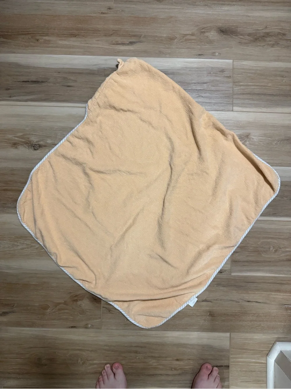 Fox orange hooded baby towel